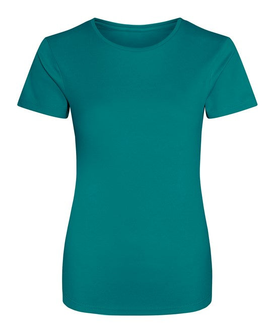 Diamond Pride Ladies Basic Functional T-Shirt, "Grünwald Jesters" Print, Player Number, jade - SONDERPREIS-DIAMOND PRIDE
