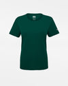 Diamond Pride Ladies Basic Functional T-Shirt "Kufstein Vikings", Valkyries, (backprint), dunkelgrün-DIAMOND PRIDE