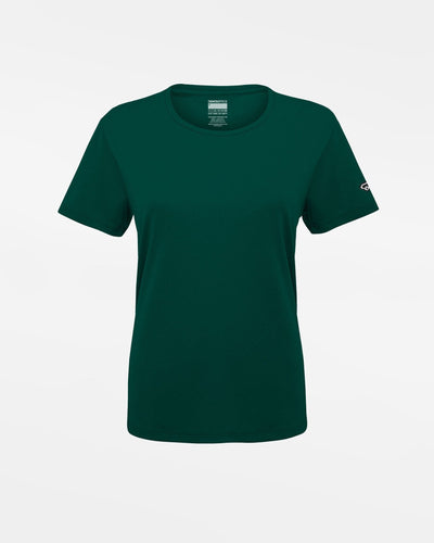 Diamond Pride Ladies Basic Functional T-Shirt "Kufstein Vikings", Valkyries, (backprint), dunkelgrün-DIAMOND PRIDE