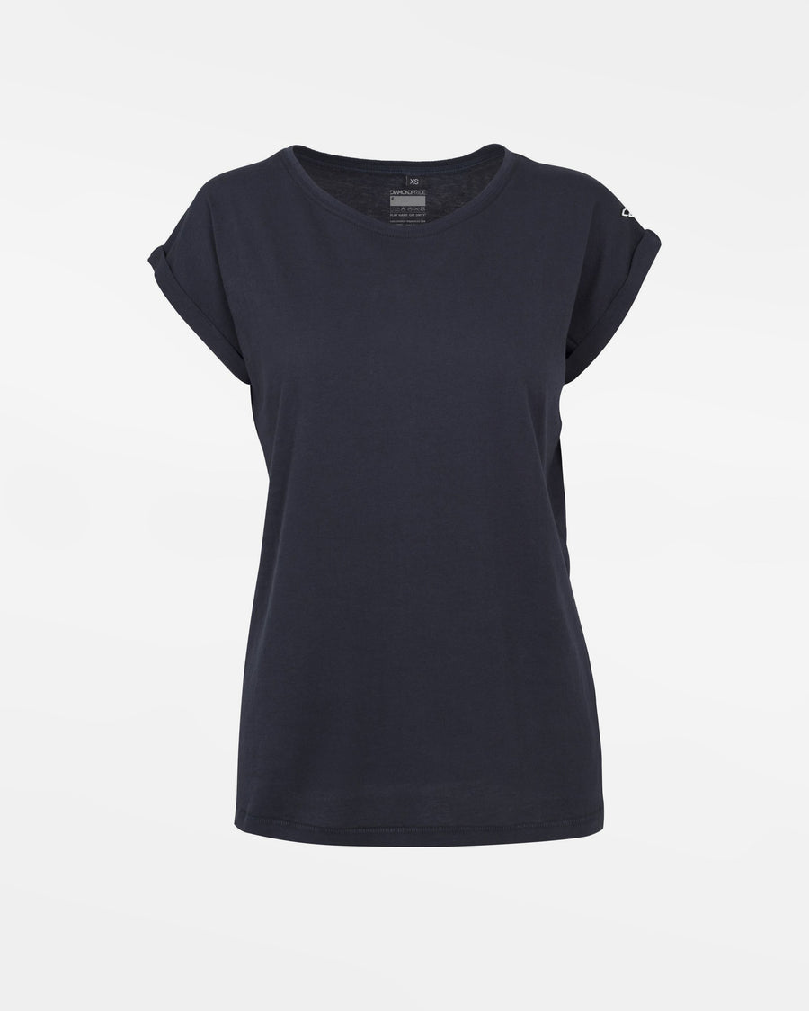 Diamond Pride Ladies Flowy T-Shirt, navy blau-DIAMOND PRIDE