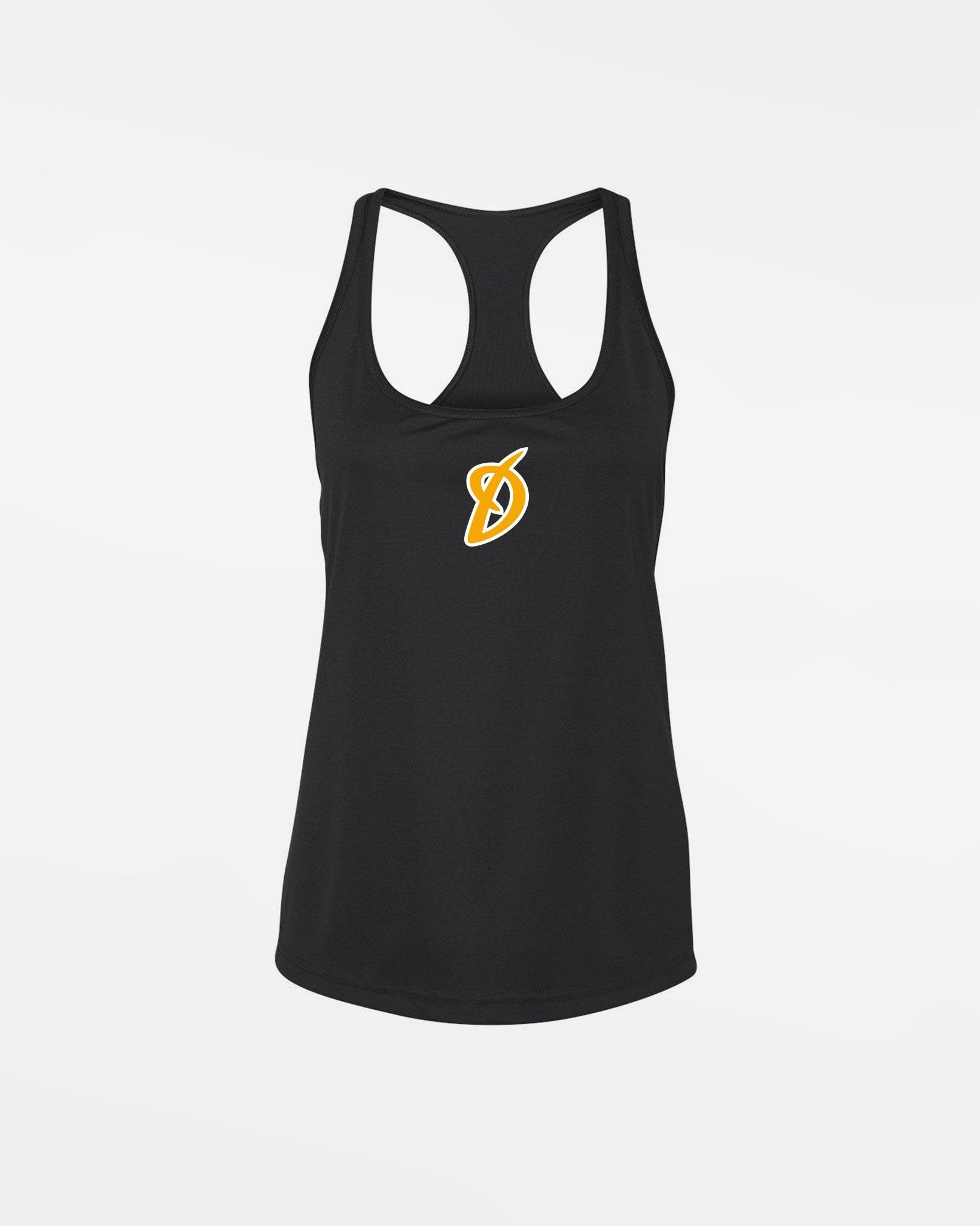 Diamond Pride Ladies Light-Performance Racerback Tank "Munich-Haar Disciples", schwarz-DIAMOND PRIDE