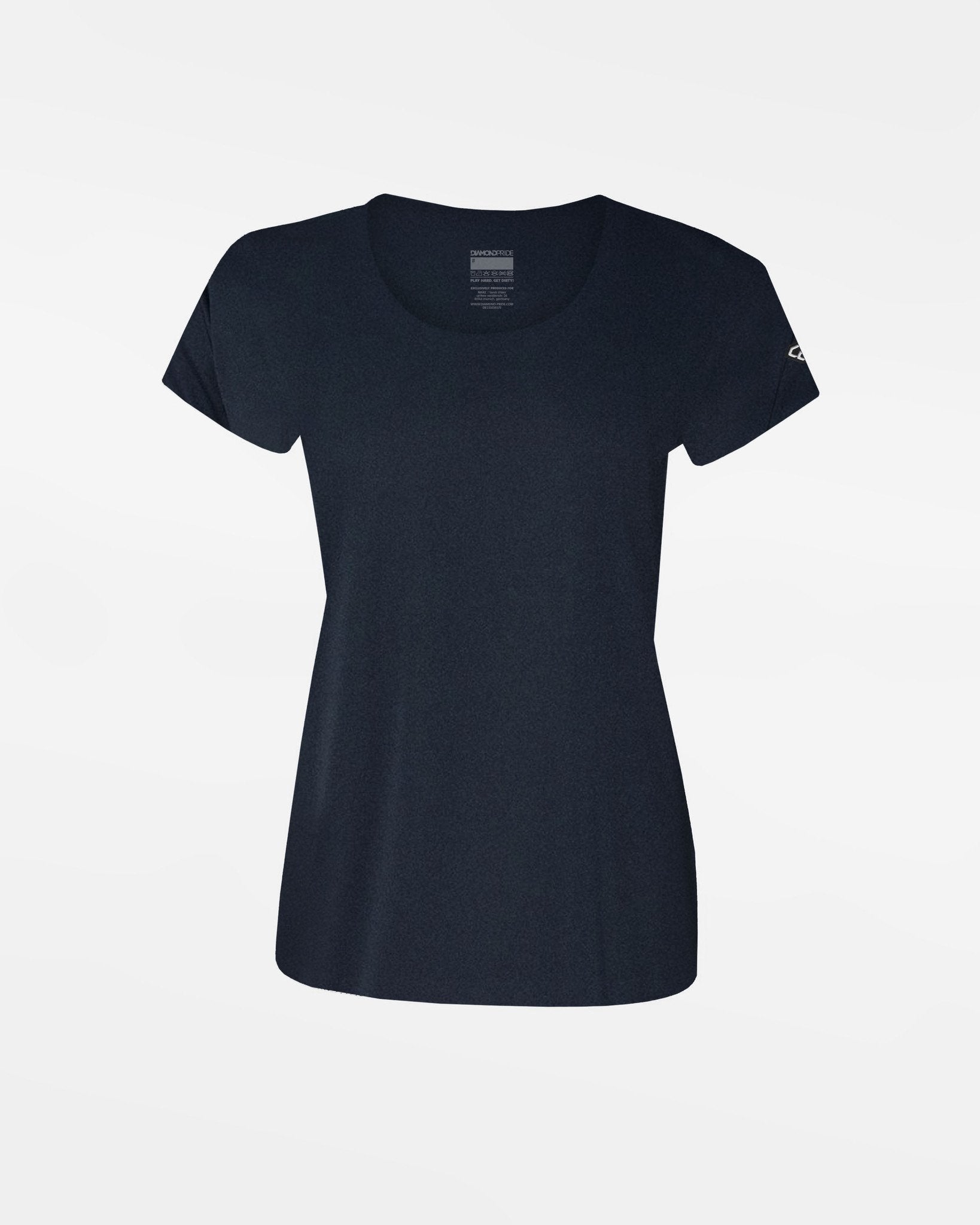 Diamond Pride Ladies Light-Performance T-Shirt, heather navy blau-DIAMOND PRIDE