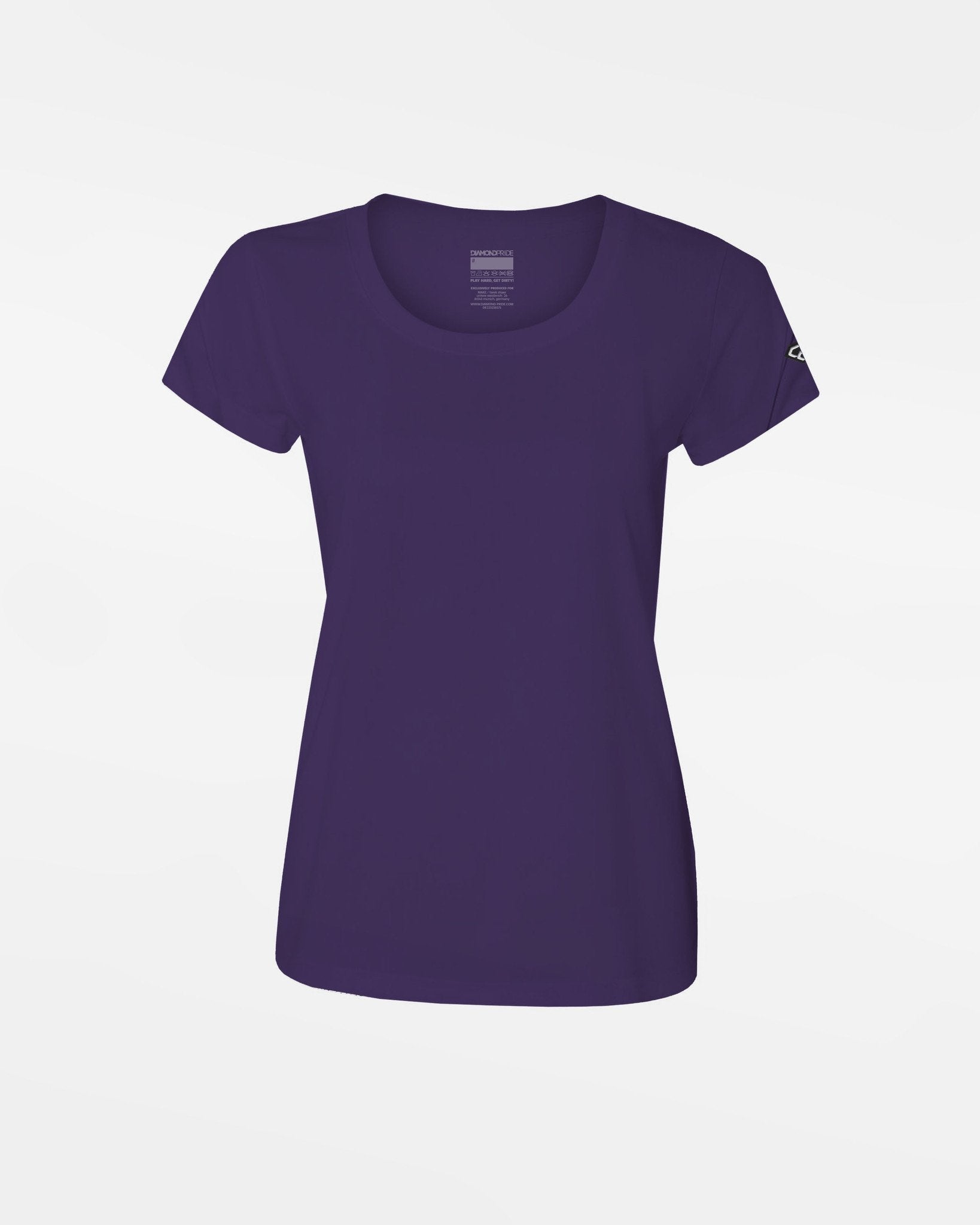 Diamond Pride Ladies Light-Performance T-Shirt, purple-DIAMOND PRIDE