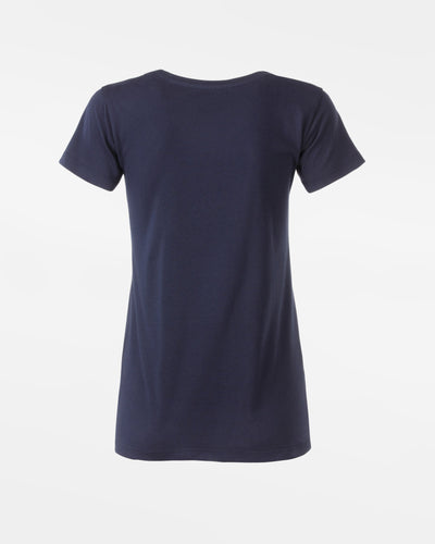 Diamond Pride Ladies Premium Light T-Shirt "Gauting Indians", Script, navy blau-DIAMOND PRIDE