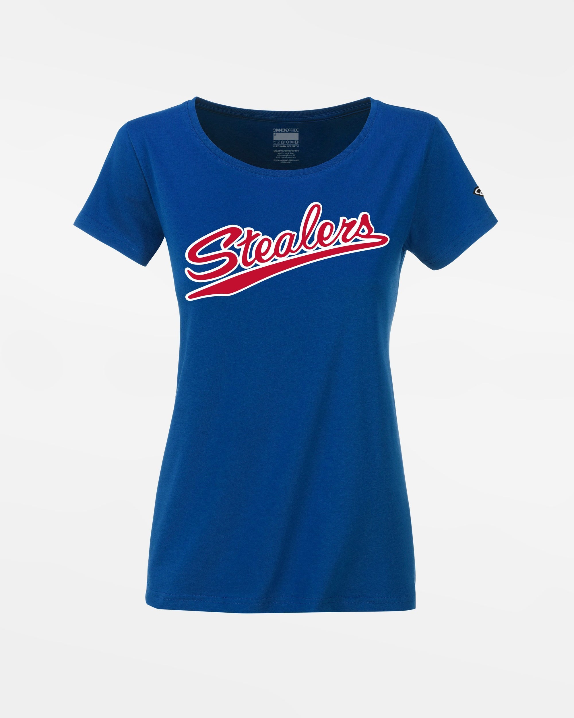 Diamond Pride Ladies Premium Light T-Shirt "Hamburg Stealers", Script, royal blau-DIAMOND PRIDE
