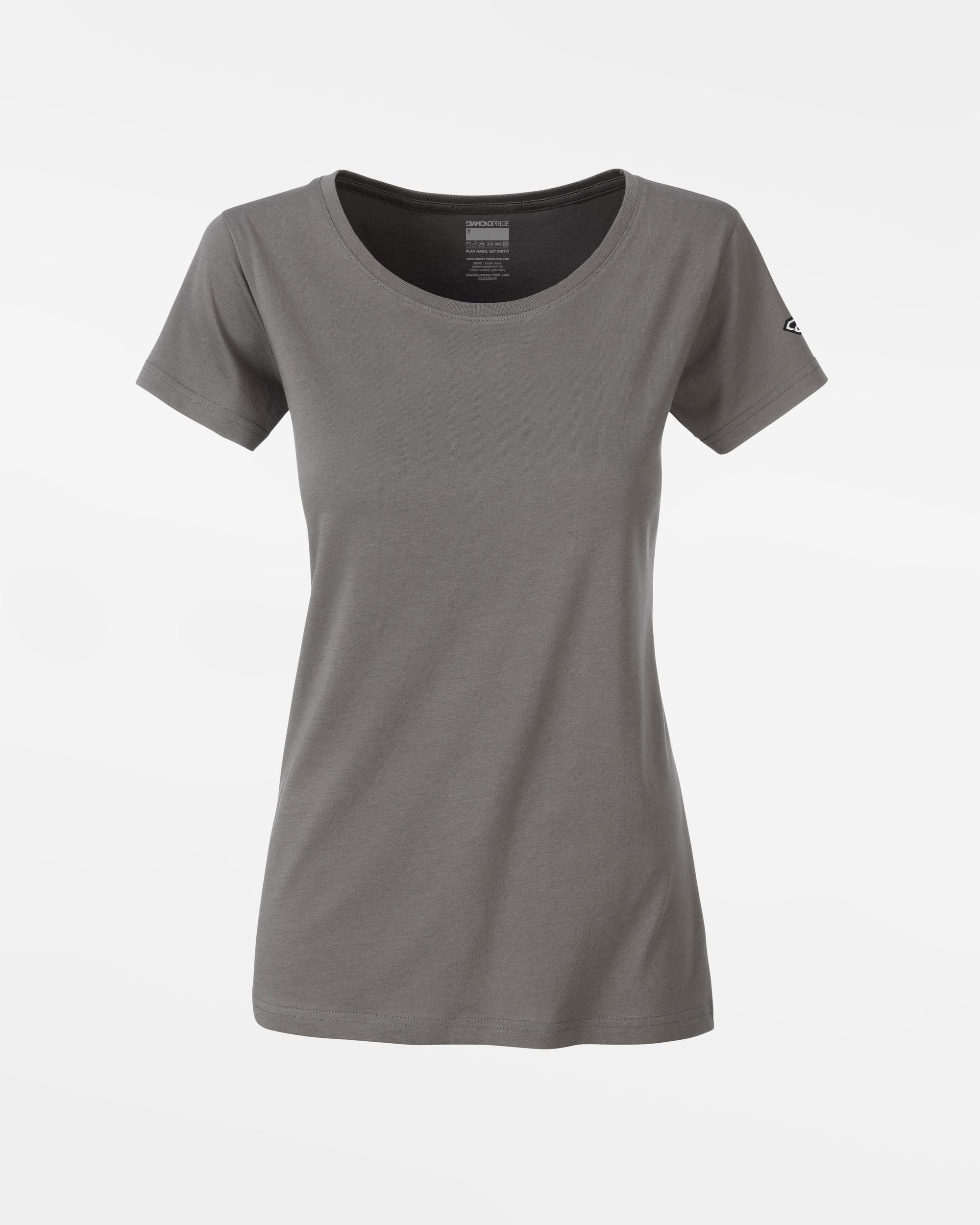 Diamond Pride Ladies Premium Light T-Shirt, grau-DIAMOND PRIDE