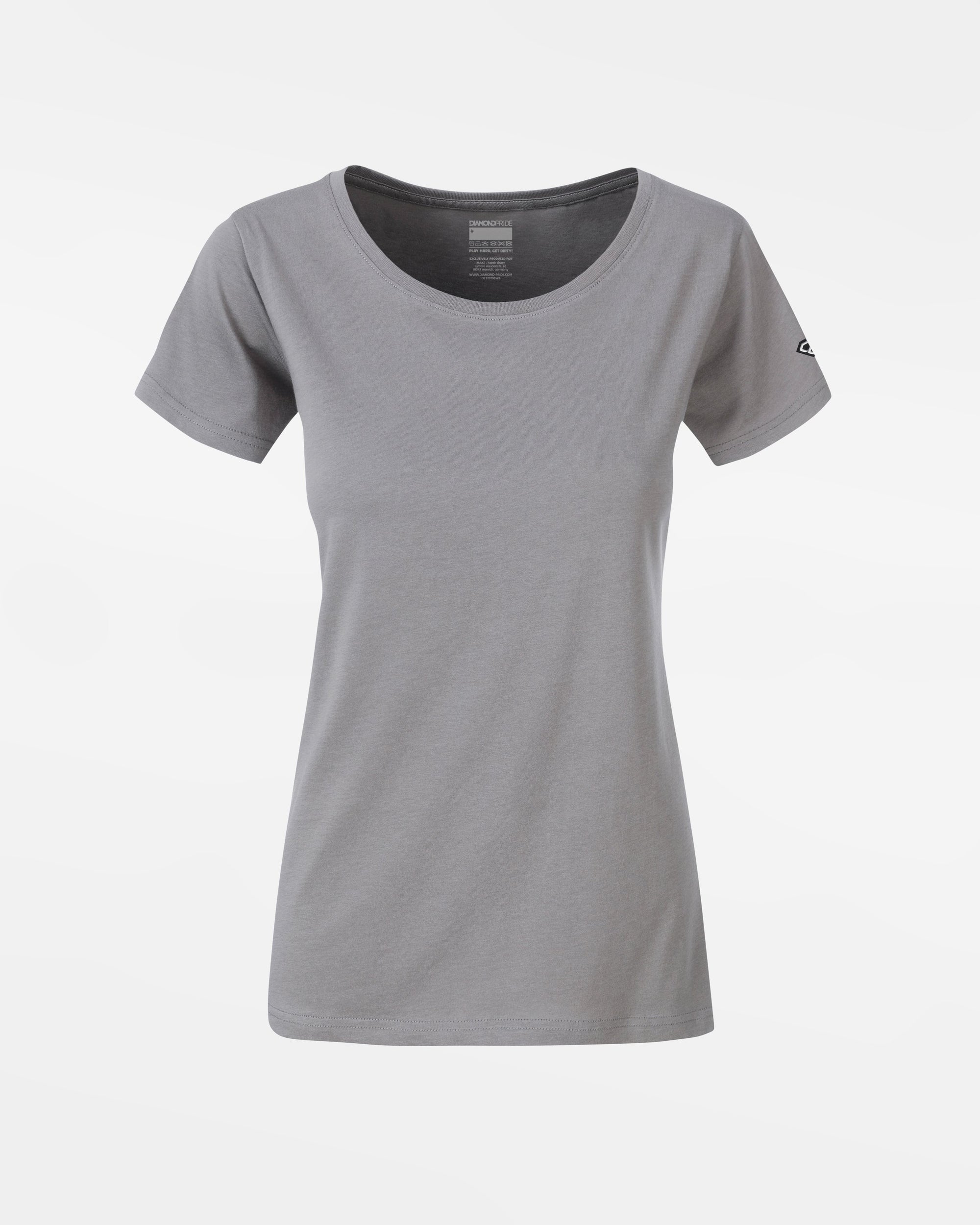 Diamond Pride Ladies Premium Light T-Shirt, hellgrau-DIAMOND PRIDE