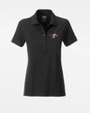 Diamond Pride Ladies Premium Polo-Shirt "Laufer Wölfe", schwarz-DIAMOND PRIDE