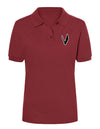 Diamond Pride Ladies Premium Polo-Shirt "Wesseling Vermins", maroon-rot-DIAMOND PRIDE