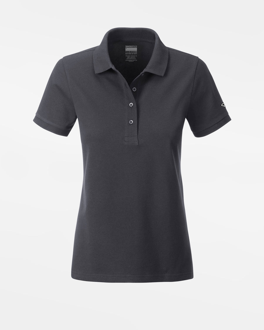 Diamond Pride Ladies Premium Polo-Shirt, dunkelgrau-DIAMOND PRIDE