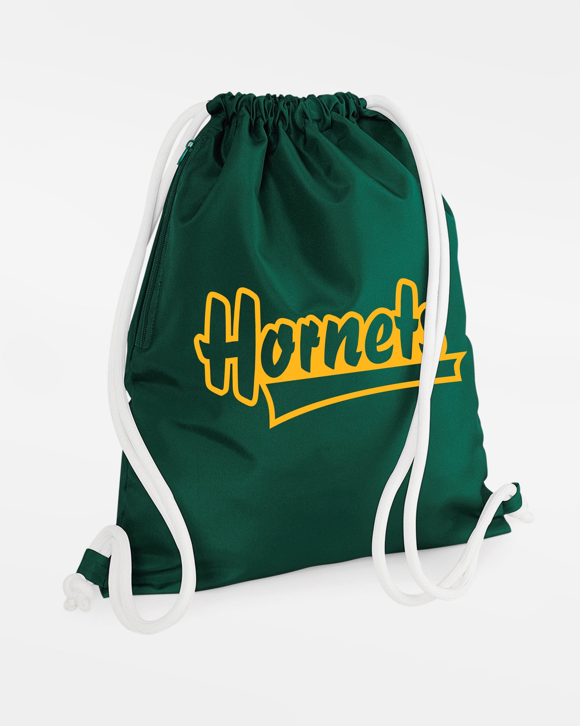 Diamond Pride Performance GymBag "Saarlouis Hornets", Script, dunkelgrün - weiss-DIAMOND PRIDE