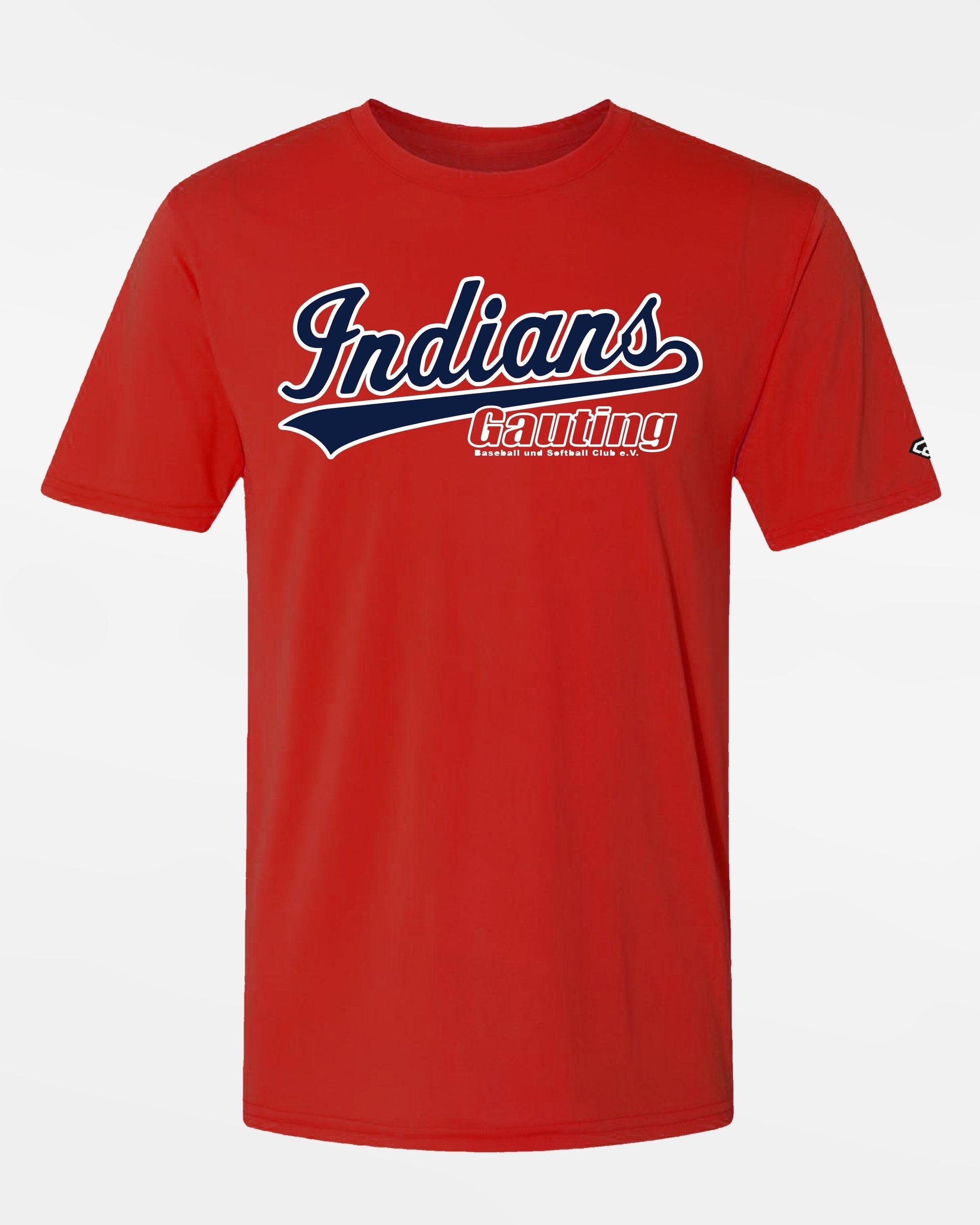 Diamond Pride Premium Functional T-Shirt 2.0 "Gauting Indians", Script, rot-DIAMOND PRIDE