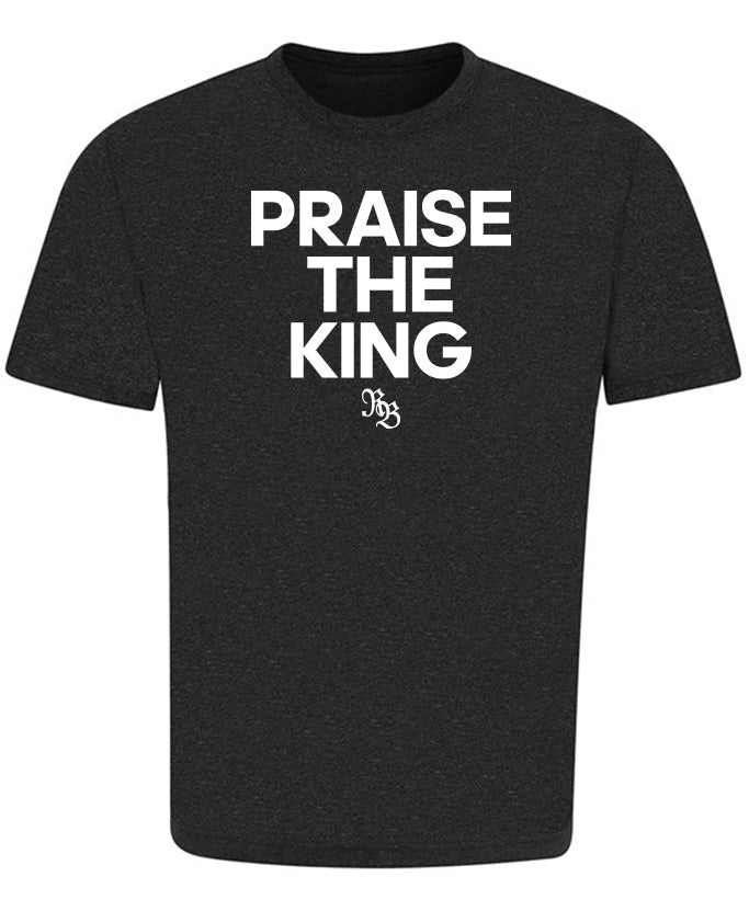 Diamond Pride Premium Functional T-Shirt, "Füssen Royal Bavarians", Praise the King, heather schwarz-DIAMOND PRIDE