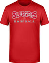 Diamond Pride Premium Light T-Shirt, "Berlin Sluggers“, Baseball, rot-DIAMOND PRIDE