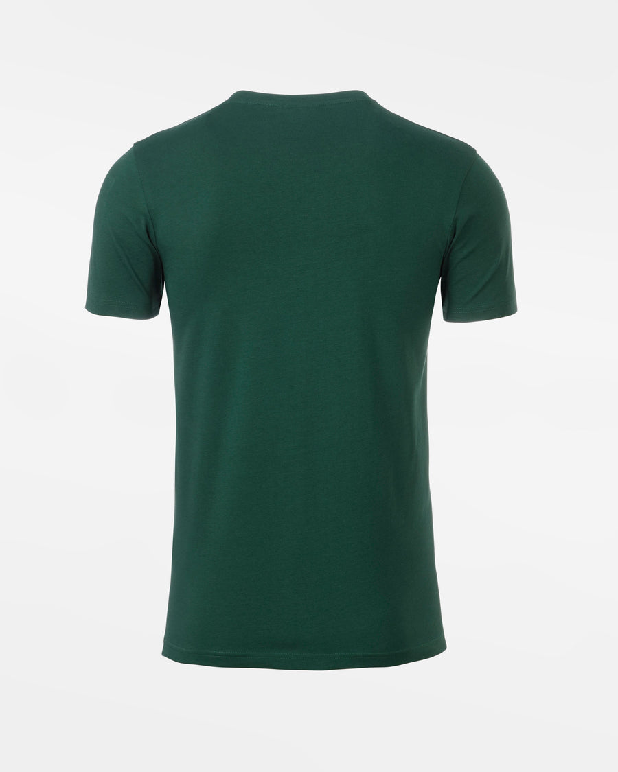 Diamond Pride Premium Light T-Shirt „Kufstein Vikings“, Script, dunkelgrün-DIAMOND PRIDE