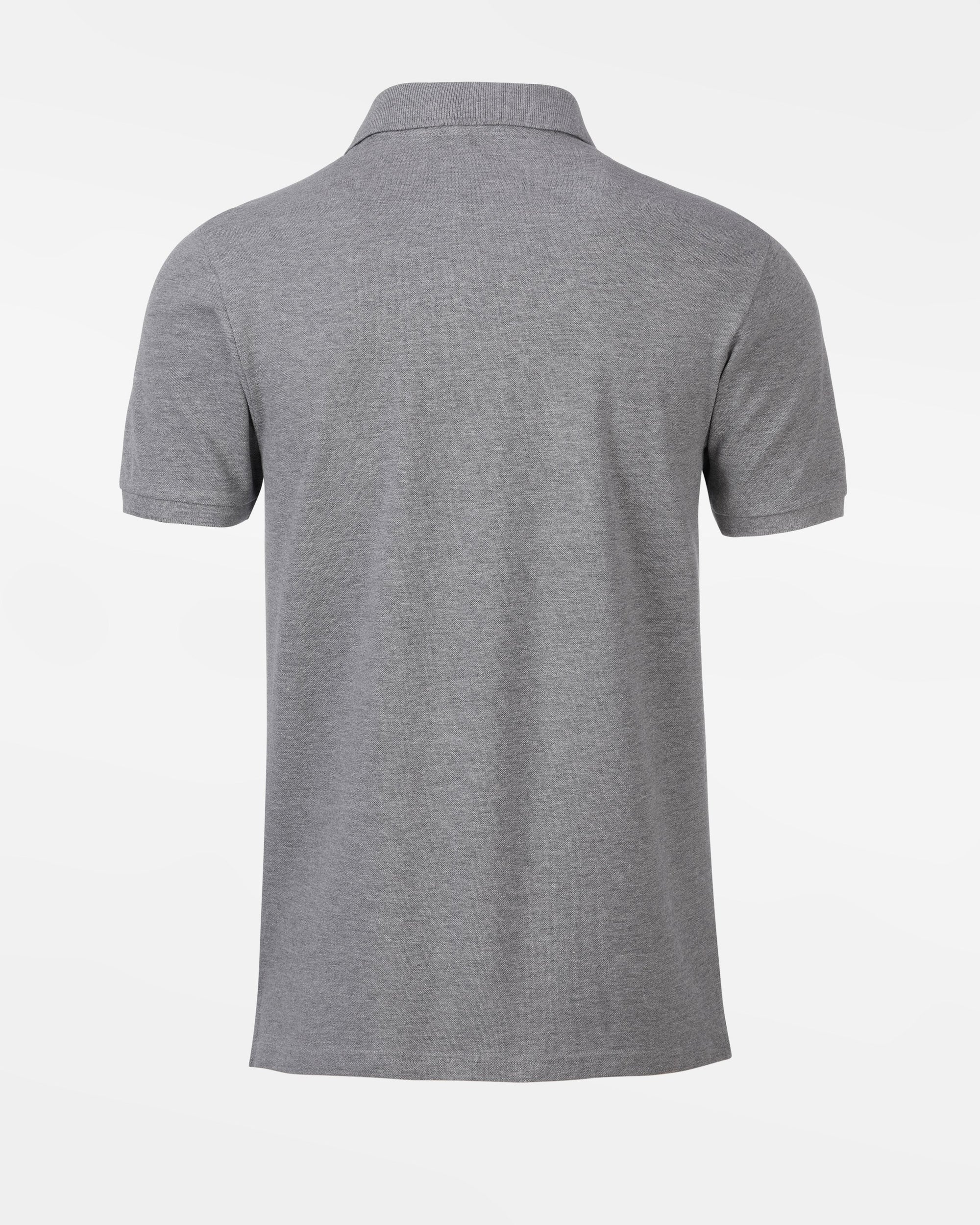 Diamond Pride Premium Polo-Shirt "Wesseling Vermins", V, heather grau-DIAMOND PRIDE