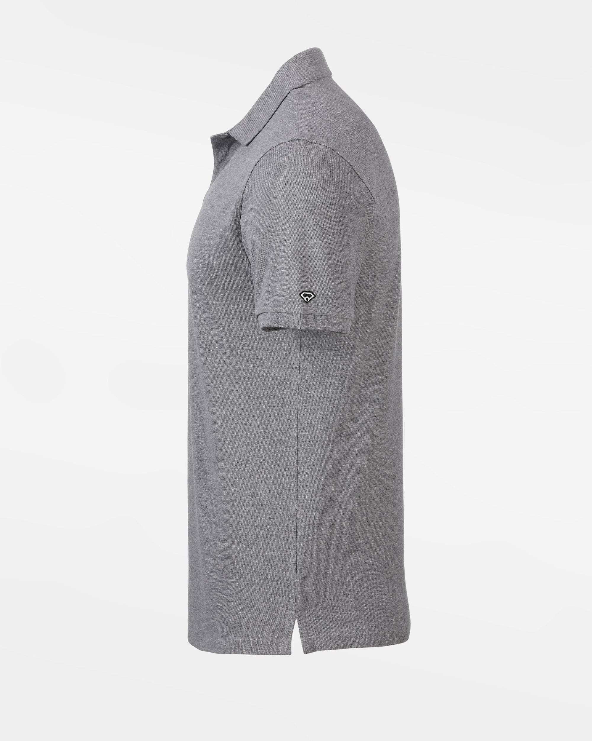 Diamond Pride Premium Polo-Shirt "Wesseling Vermins", V, heather grau-DIAMOND PRIDE