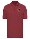 Diamond Pride Premium Polo-Shirt "Wesseling Vermins", maroon-rot-DIAMOND PRIDE