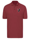 Diamond Pride Premium Polo-Shirt "Wesseling Vermins", maroon-rot-DIAMOND PRIDE