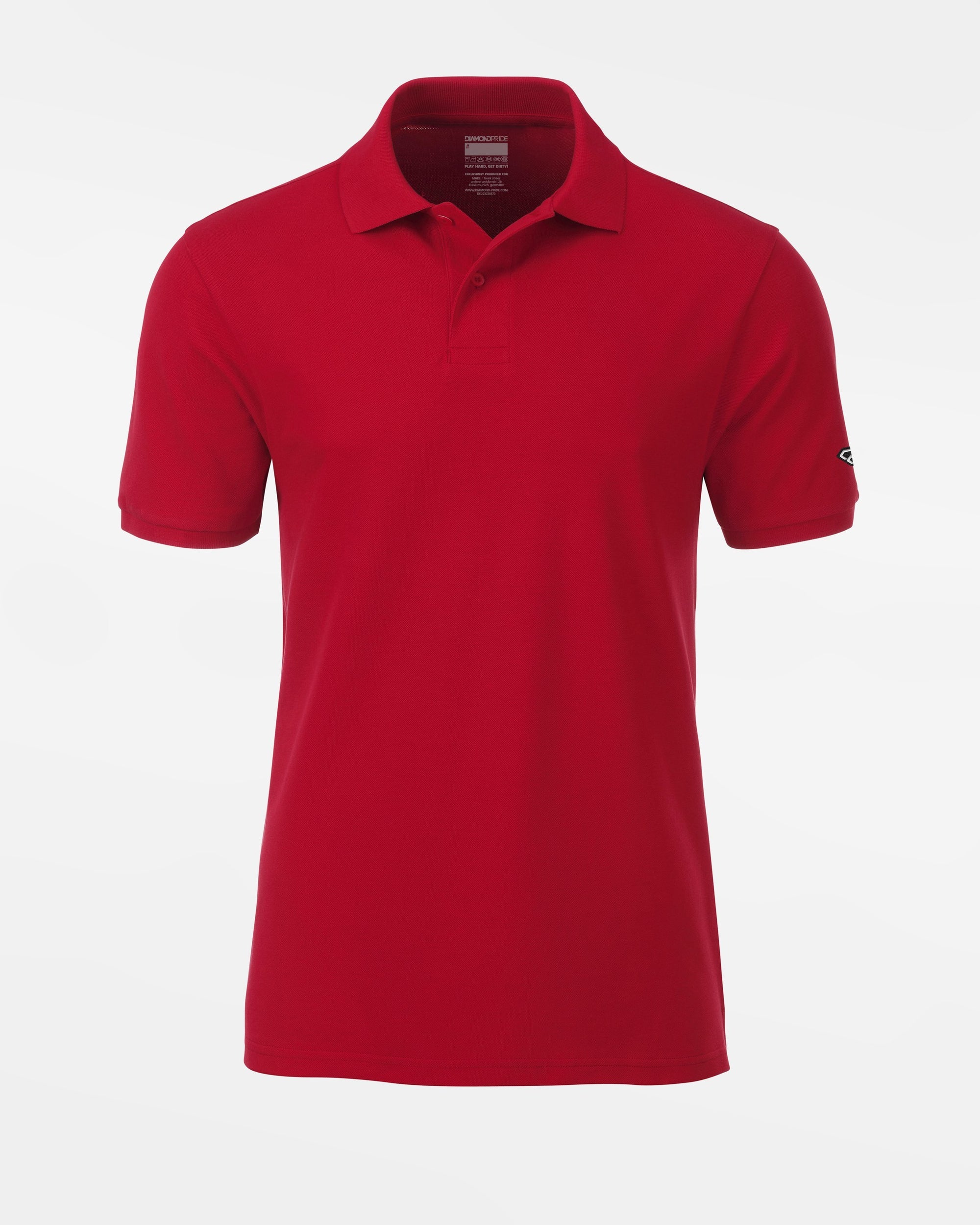 Diamond Pride Premium Polo-Shirt, rot-DIAMOND PRIDE