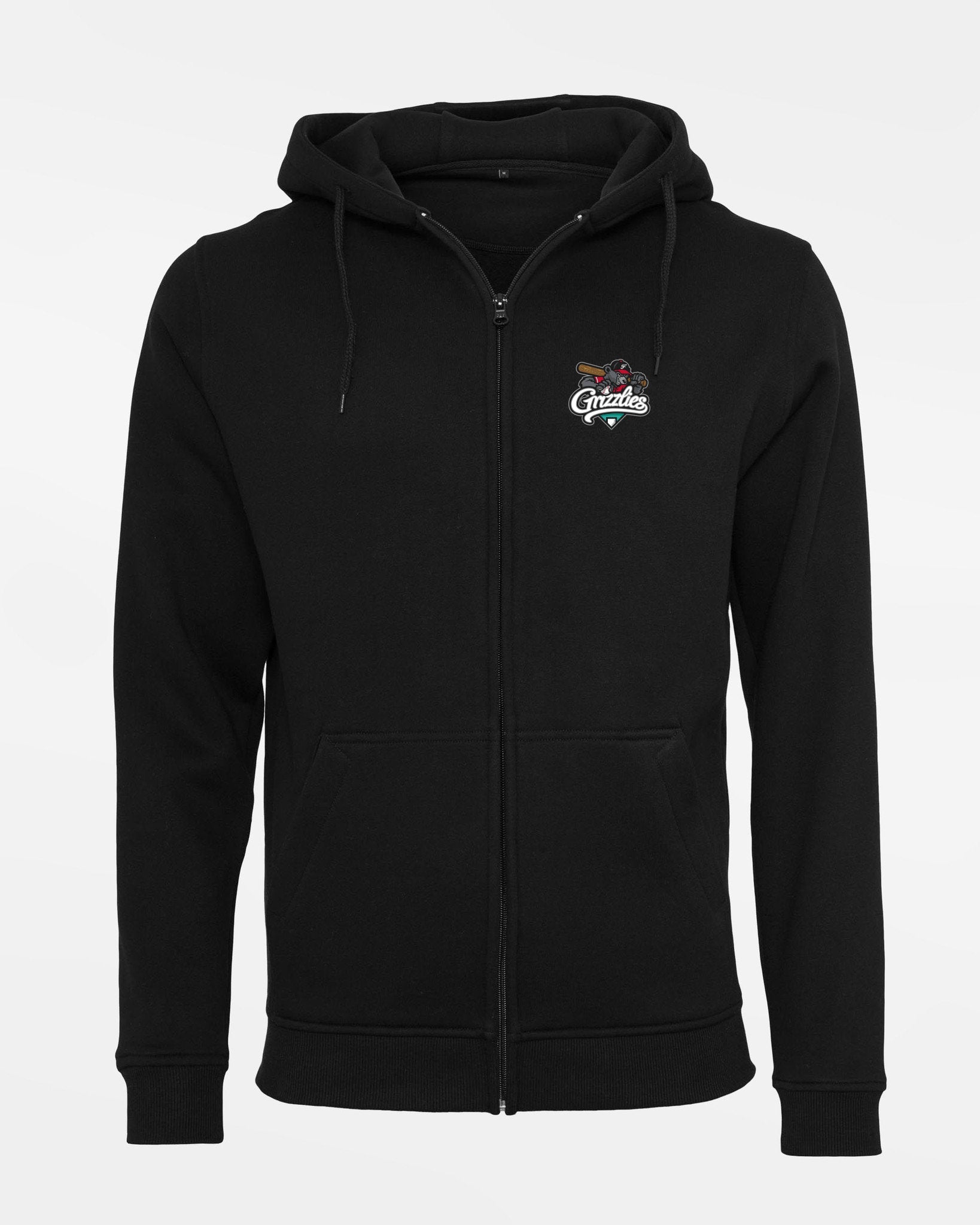 Diamond Pride Premium Zip-Hoodie "Freising Grizzlies", Primary Logo, schwarz-DIAMOND PRIDE