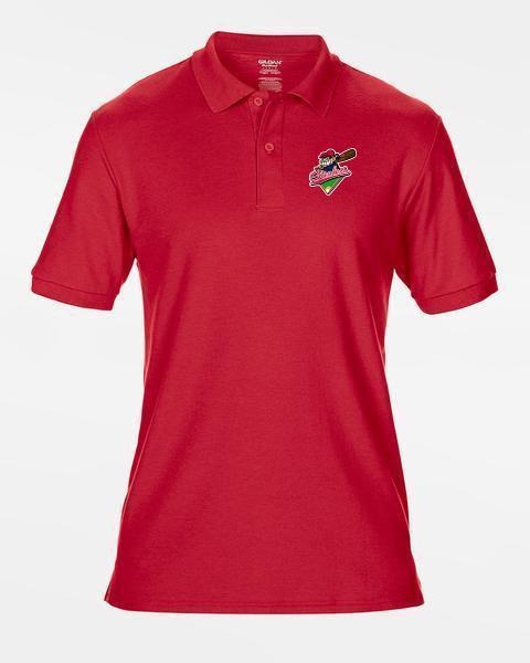 Gildan DryBlend Polo-Shirt "Hamburg Stealers", rot-DIAMOND PRIDE