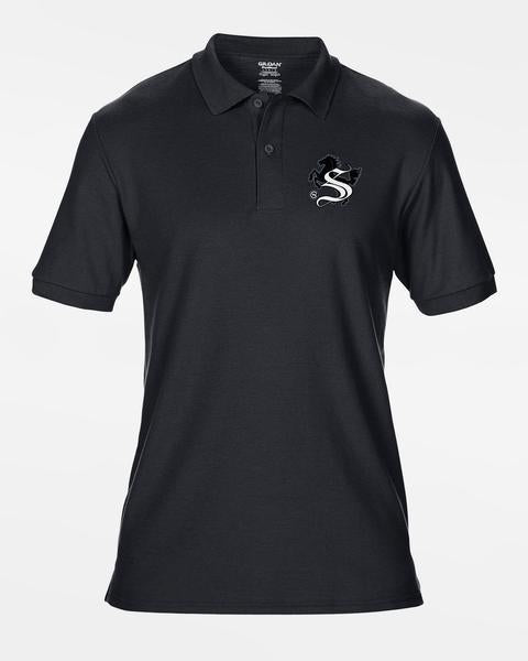 Gildan DryBlend Polo-Shirt "Stuttgart Reds", schwarz-DIAMOND PRIDE