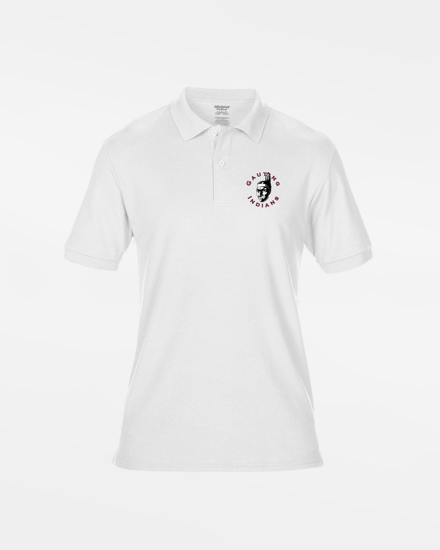 Gildan Kids DryBlend Polo "Gauting Indians", Crest, weiss-DIAMOND PRIDE