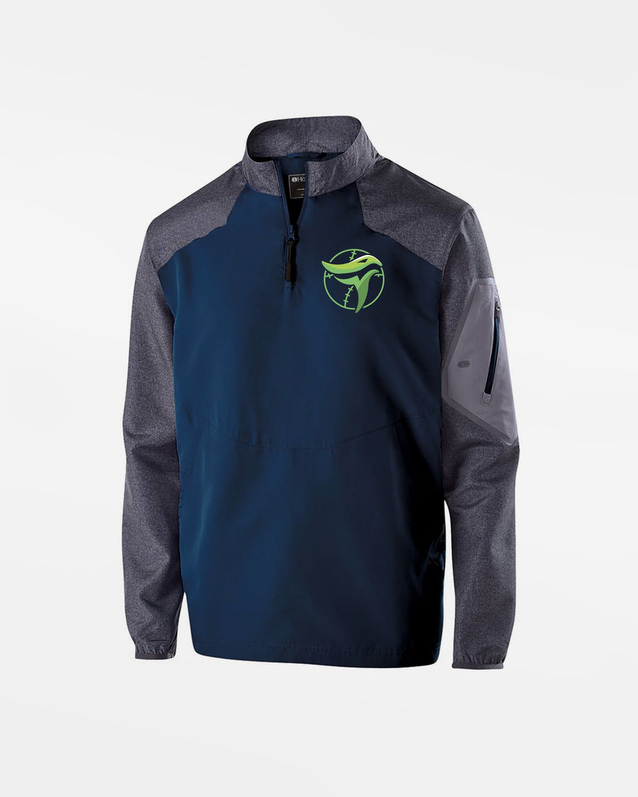 Holloway Kids Raider Warmup Longsleeve Pullover "IT SURE FALCONS", navy blau-grau-DIAMOND PRIDE