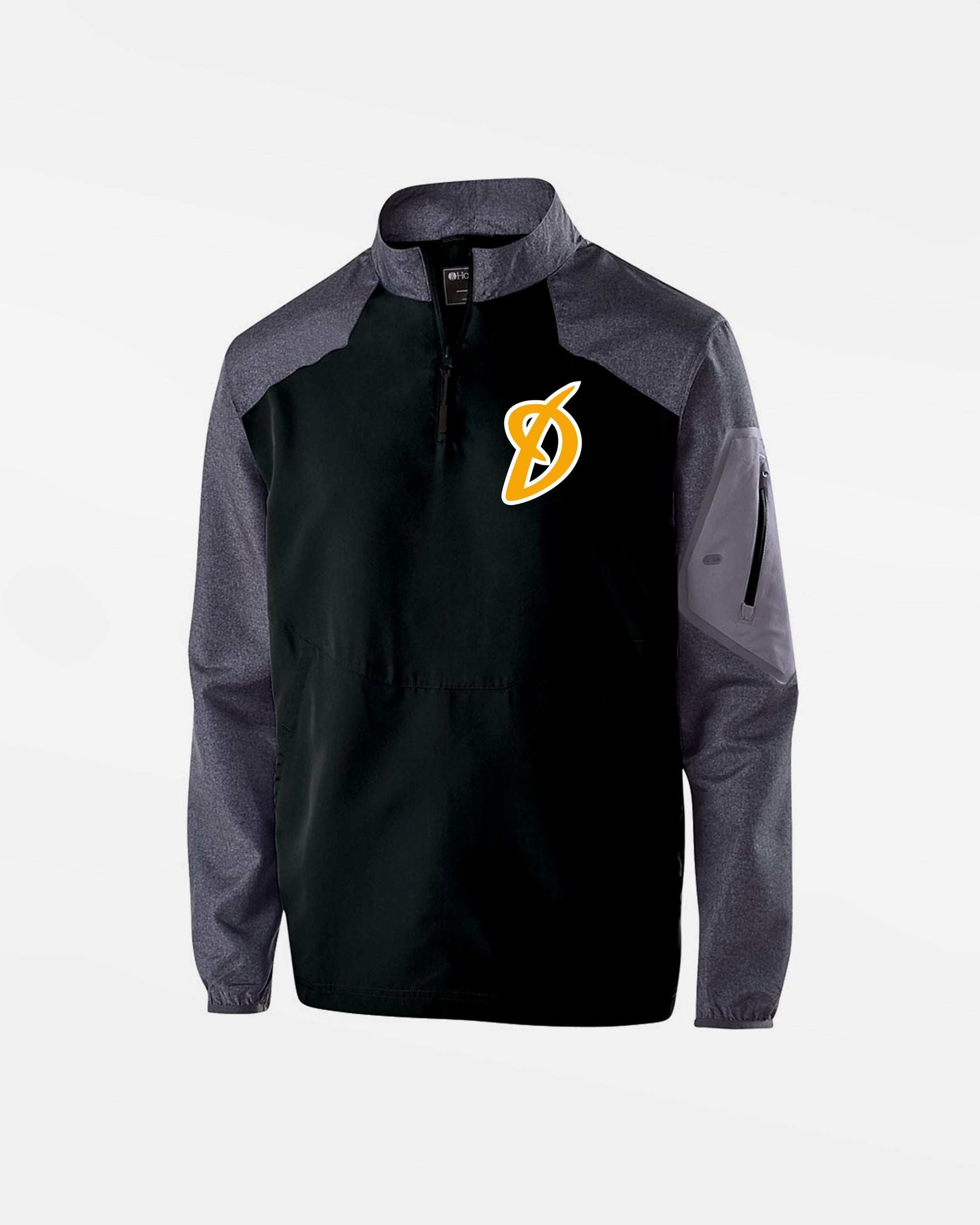 Holloway Kids Raider Warmup Longsleeve Pullover "Munich-Haar Disciples", schwarz-grau-DIAMOND PRIDE