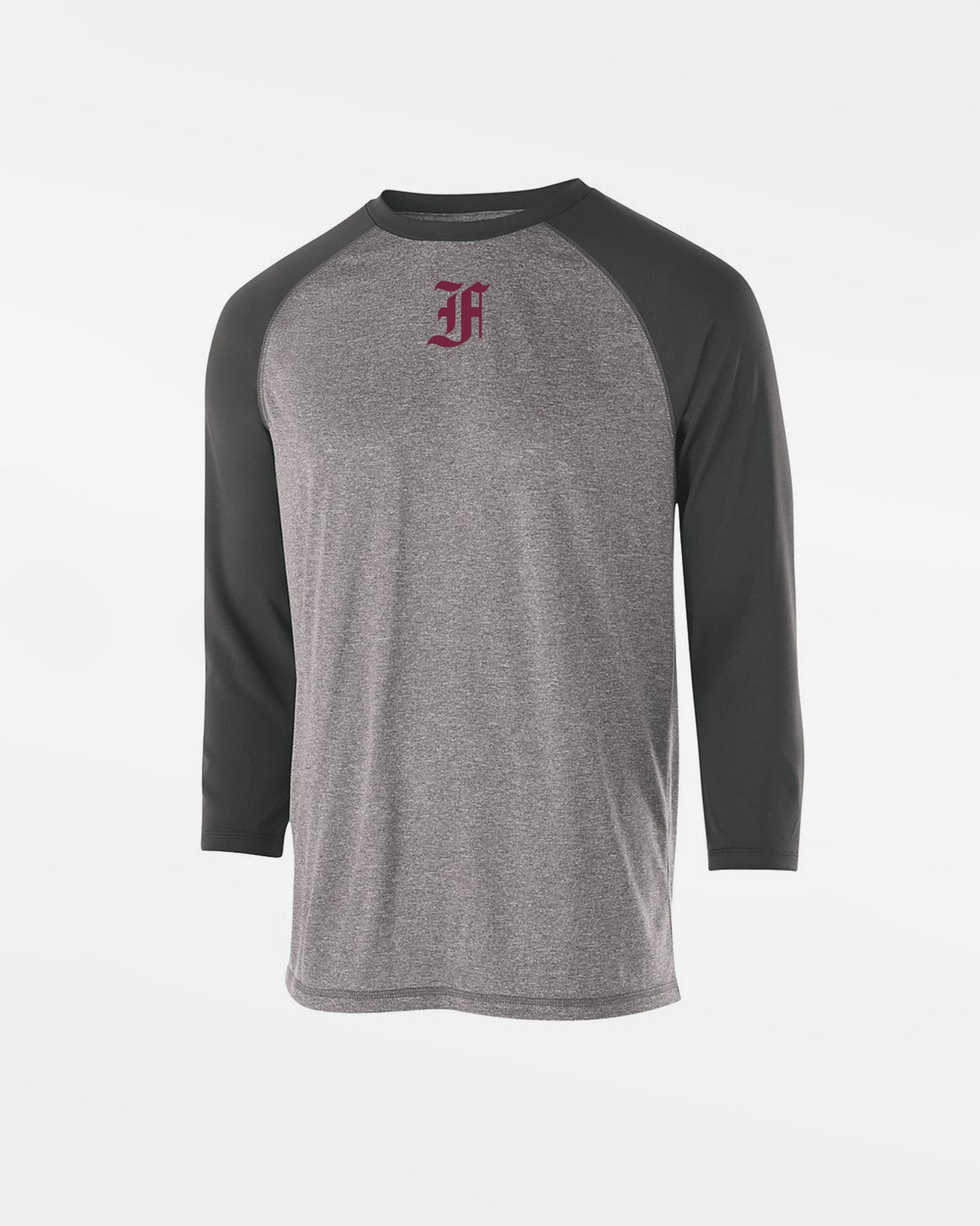 Holloway Kids Typhoon 3/4 Sleeve Functional Shirt "Berlin Flamingos", F, dunkelgrau-DIAMOND PRIDE