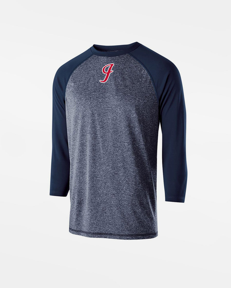Holloway Kids Typhoon 3/4 Sleeve Functional Shirt "Gauting Indians", Logo, navy blau-DIAMOND PRIDE
