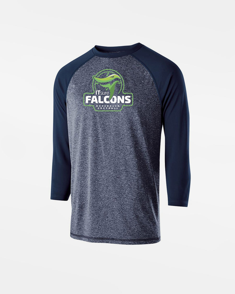 Holloway Kids Typhoon 3/4 Sleeve Functional Shirt "IT SURE FALCONS", navy blau-DIAMOND PRIDE