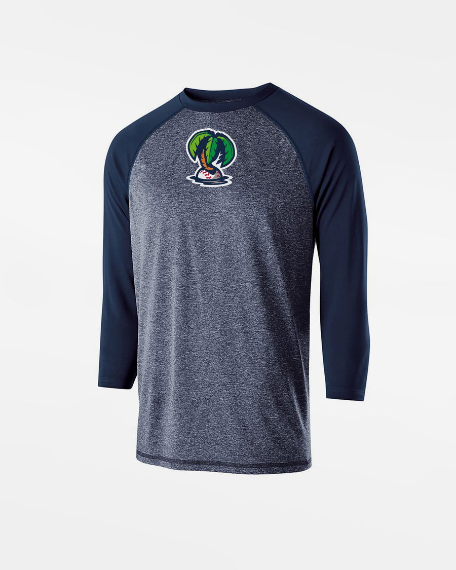 Holloway Kids Typhoon 3/4 Sleeve Functional Shirt "Munich Caribes", navy blau-DIAMOND PRIDE