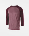 Holloway Kids Typhoon 3/4 Sleeve Functional Shirt, maroon-rot-DIAMOND PRIDE