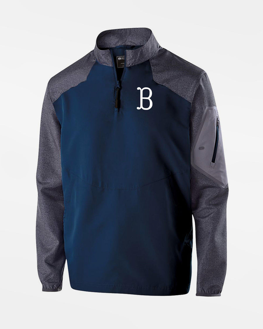 Holloway Raider Warmup Longsleeve Pullover "Berlin Skylarks", B, navy blau-grau-DIAMOND PRIDE