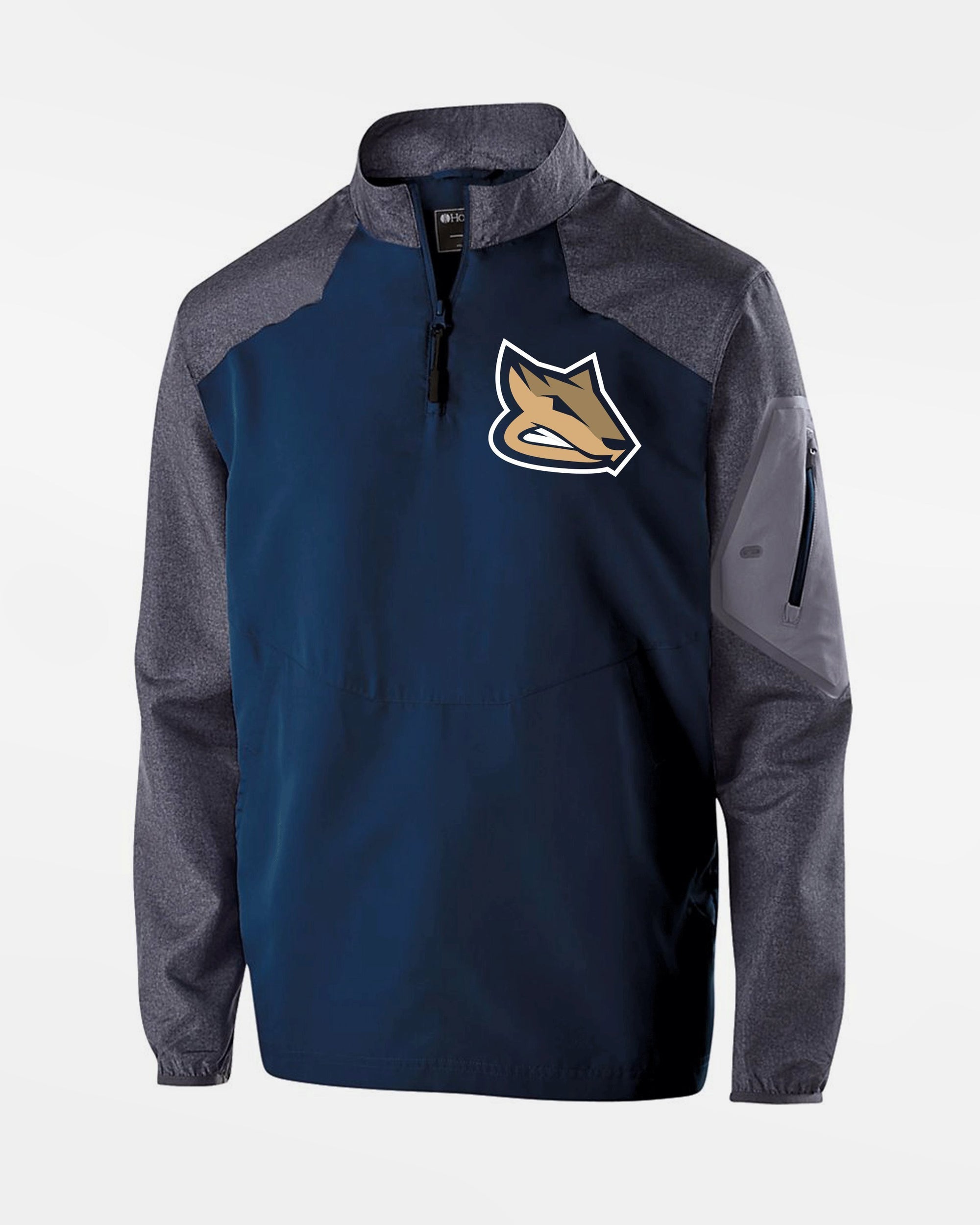 Holloway Raider Warmup Longsleeve Pullover "Hagen Chipmunks", navy blau-grau-DIAMOND PRIDE