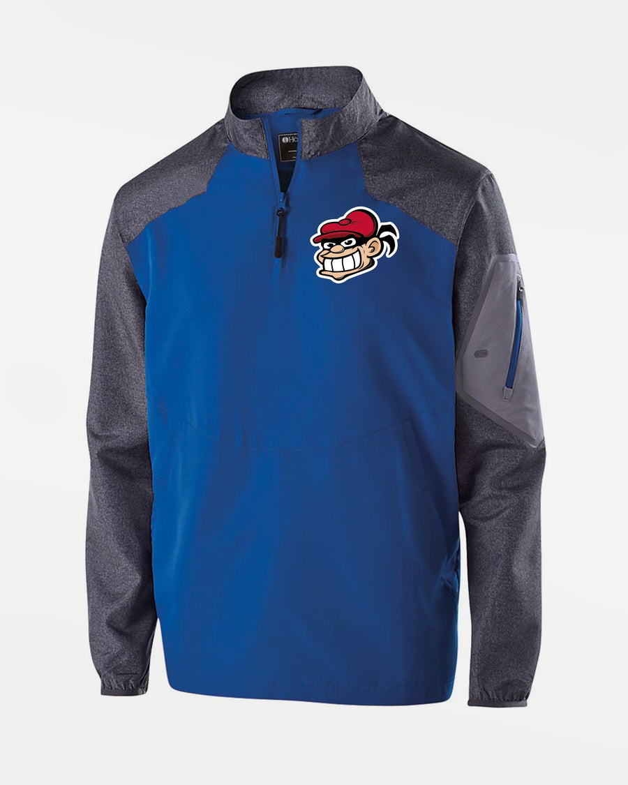 Holloway Raider Warmup Longsleeve Pullover "Hamburg Stealers", Head, royal blau-grau-DIAMOND PRIDE