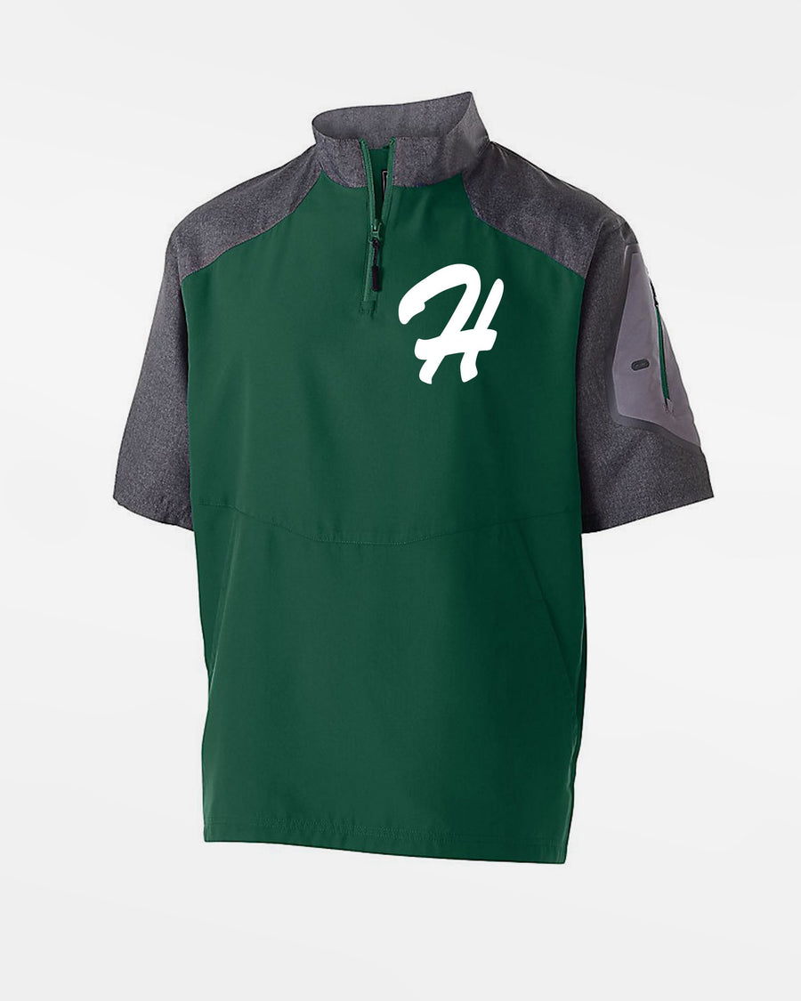 Holloway Raider Warmup Pullover "Herrenberg Wanderers", H, dunkelgrün-grau-DIAMOND PRIDE