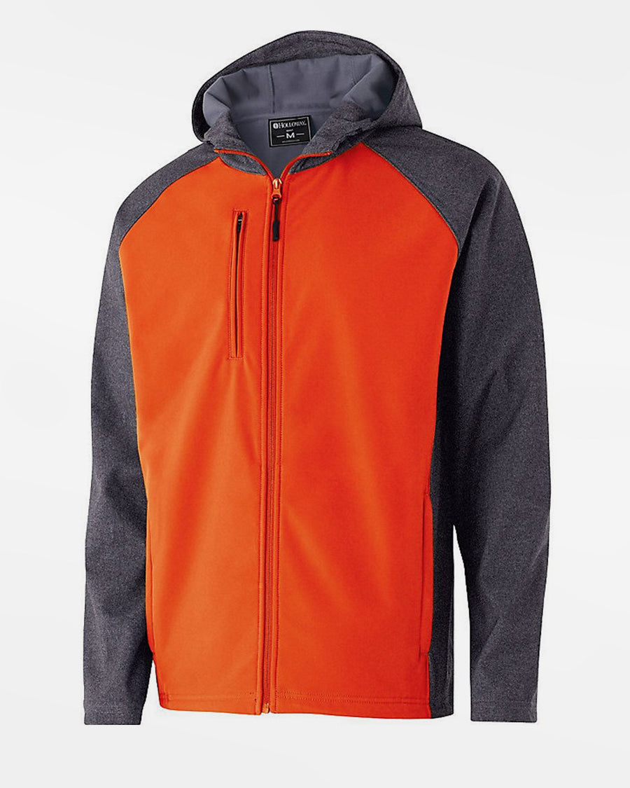 Holloway Raider Warmup Softshell Jacket, orange-grau-DIAMOND PRIDE