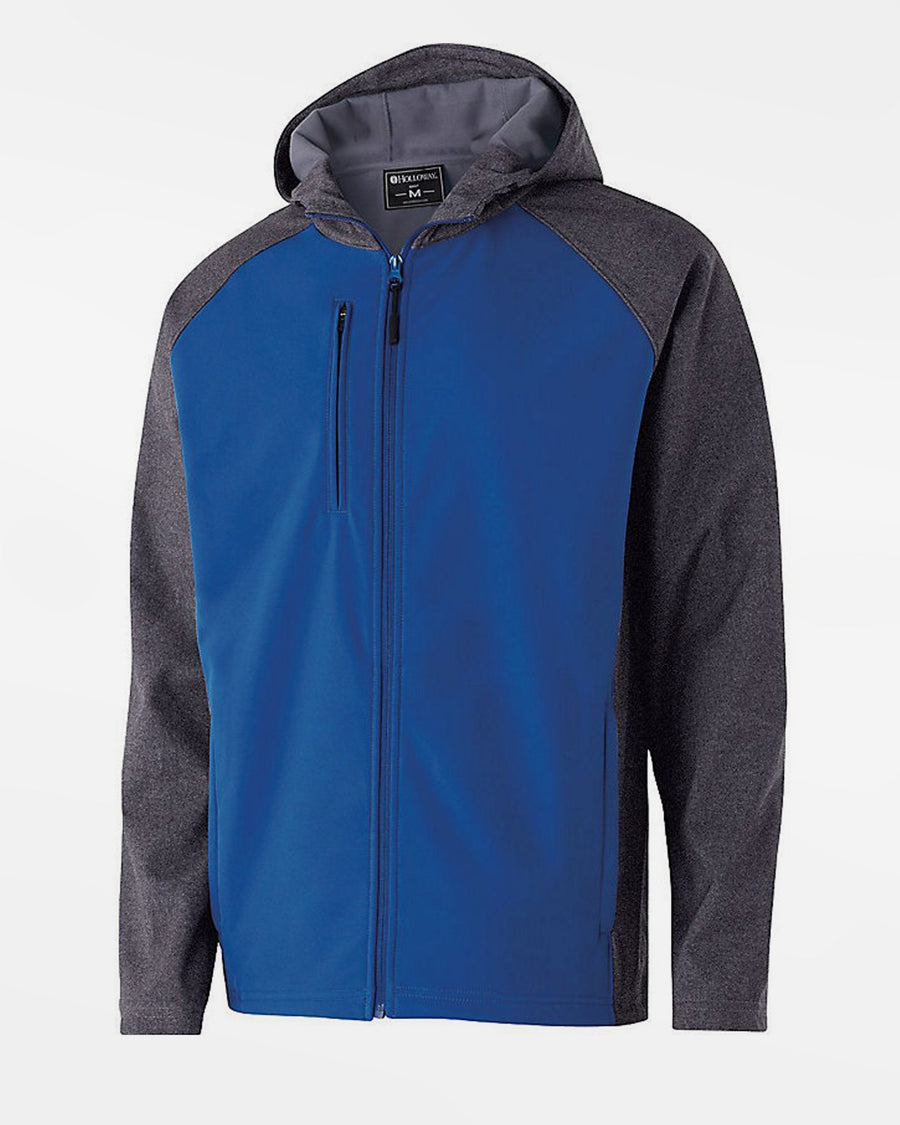 Holloway Raider Warmup Softshell Jacket, royal blau grau-DIAMOND PRIDE