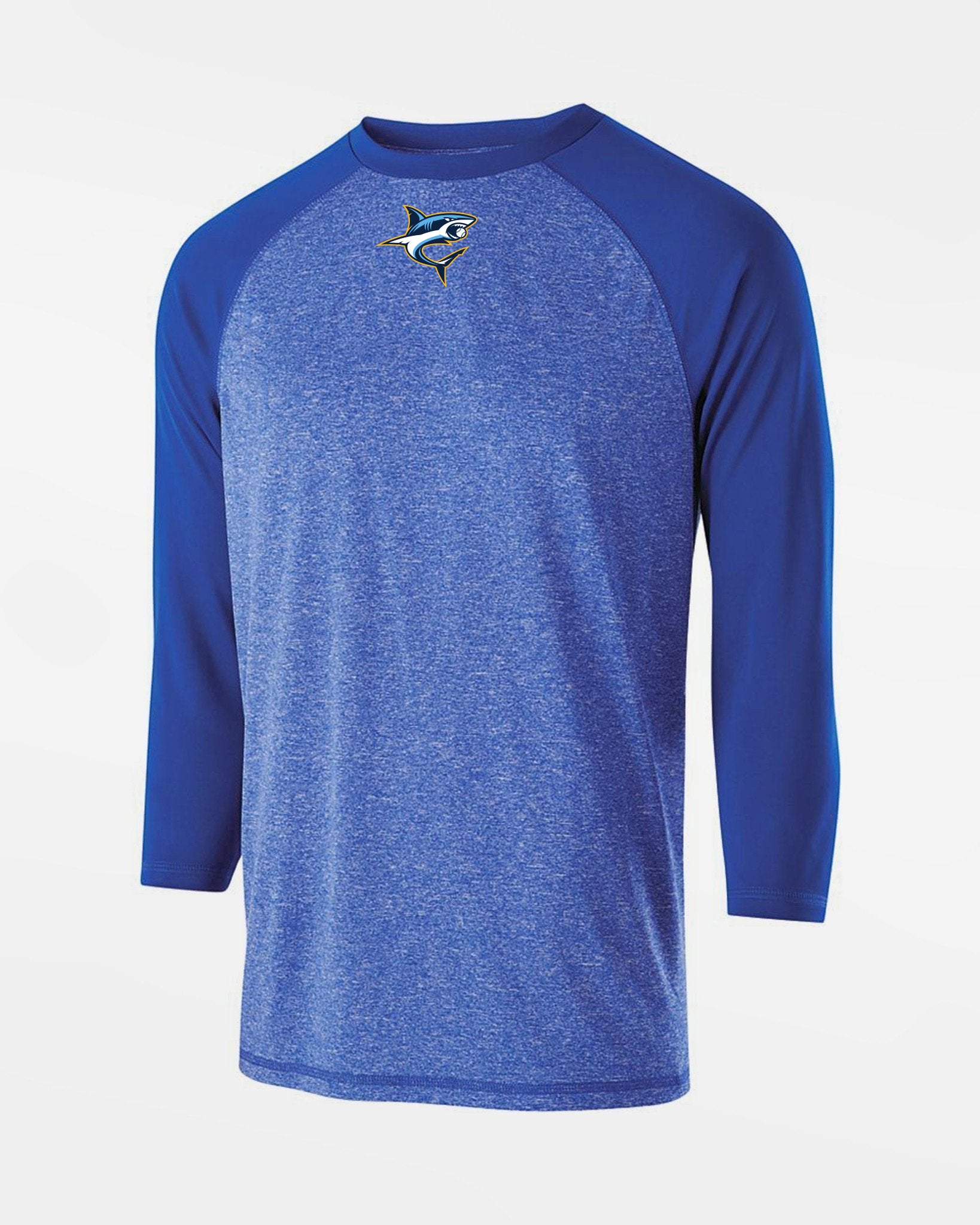 Holloway Typhoon 3/4 Sleeve Functional Shirt "Altdorf Icesharks", Shark, royal blau-DIAMOND PRIDE
