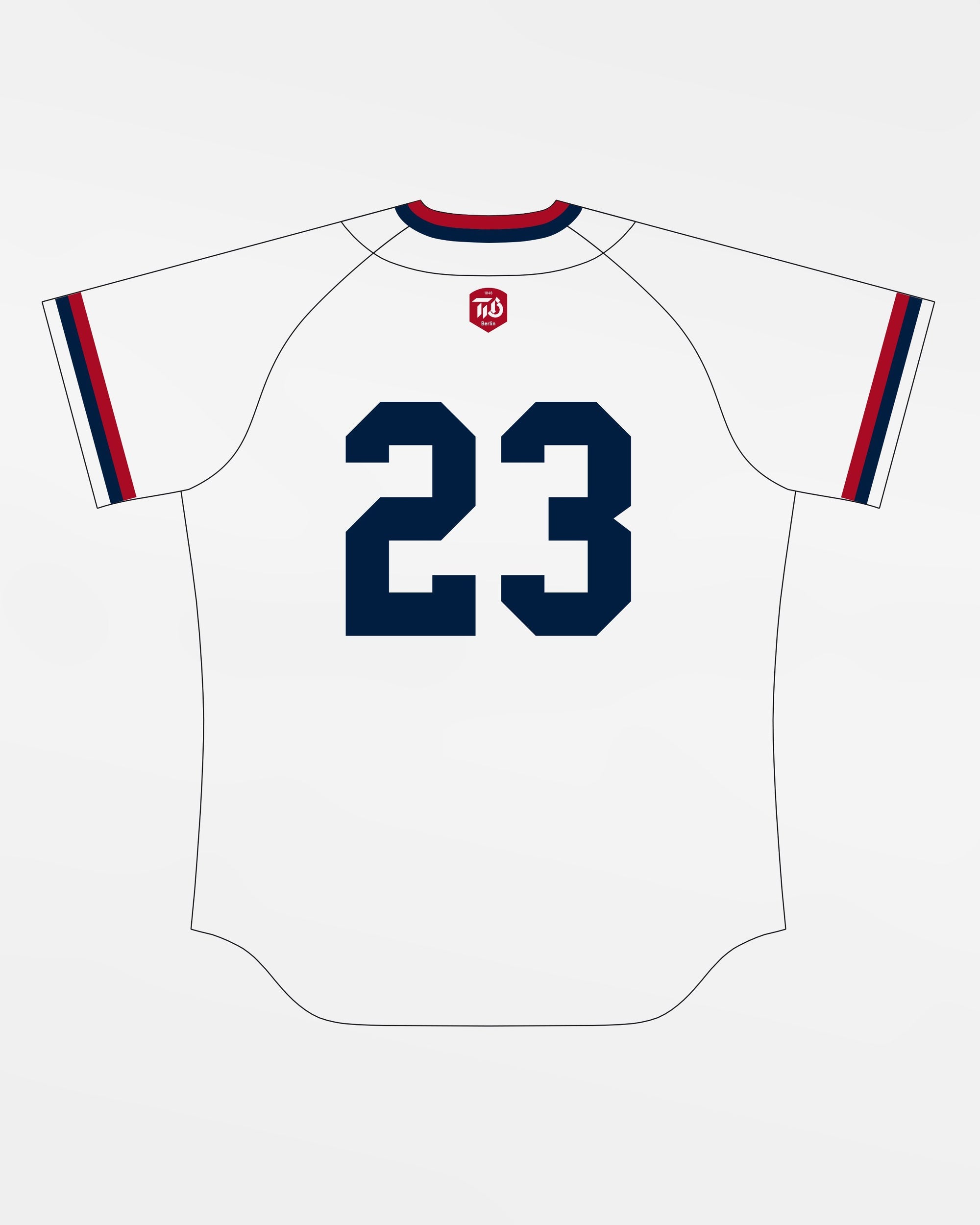 Jersey53 Baseball Jersey "Berlin Skylarks", BUDGET, weiss-DIAMOND PRIDE