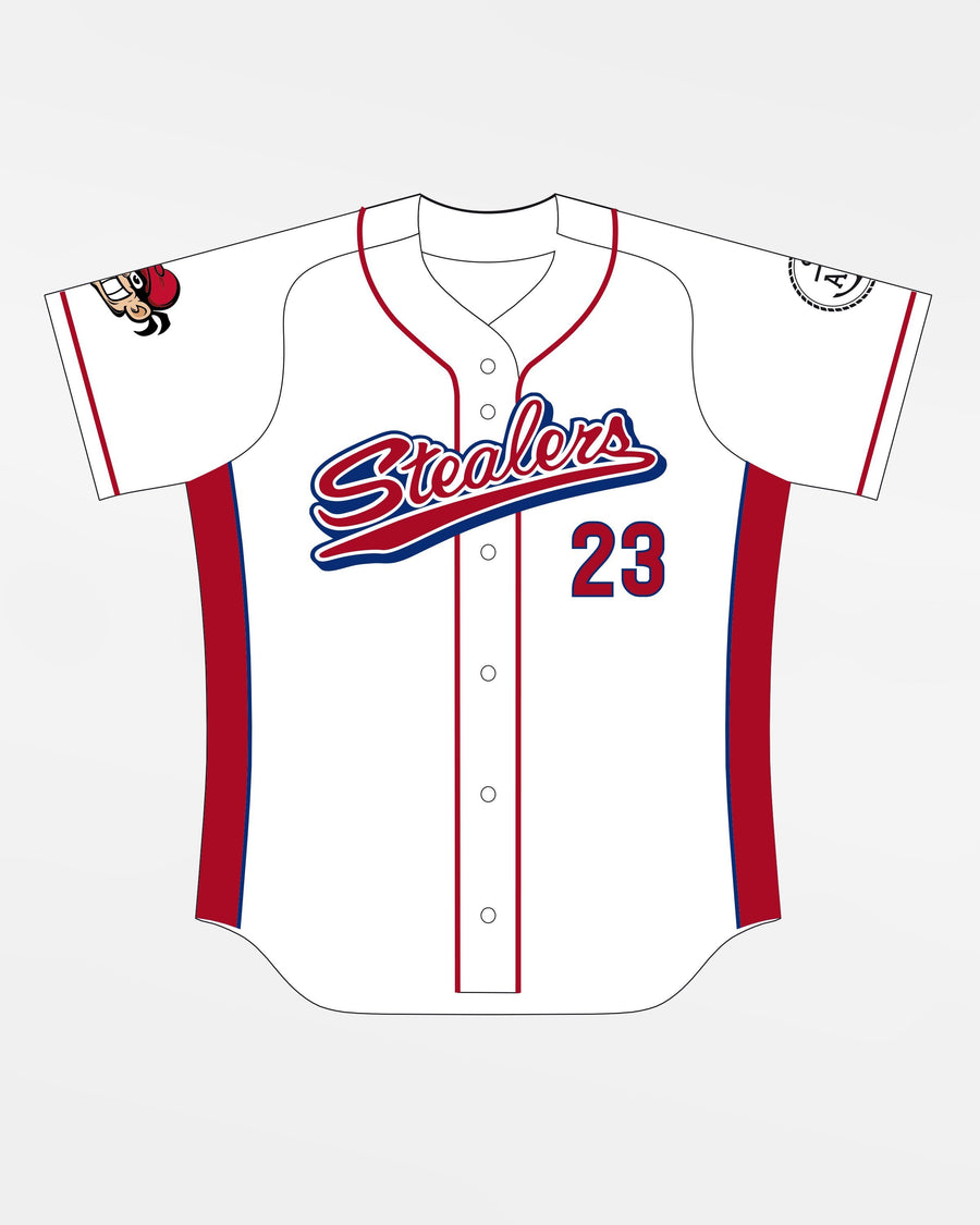 Jersey53 Baseball Jersey "Hamburg Stealers", weiss-DIAMOND PRIDE