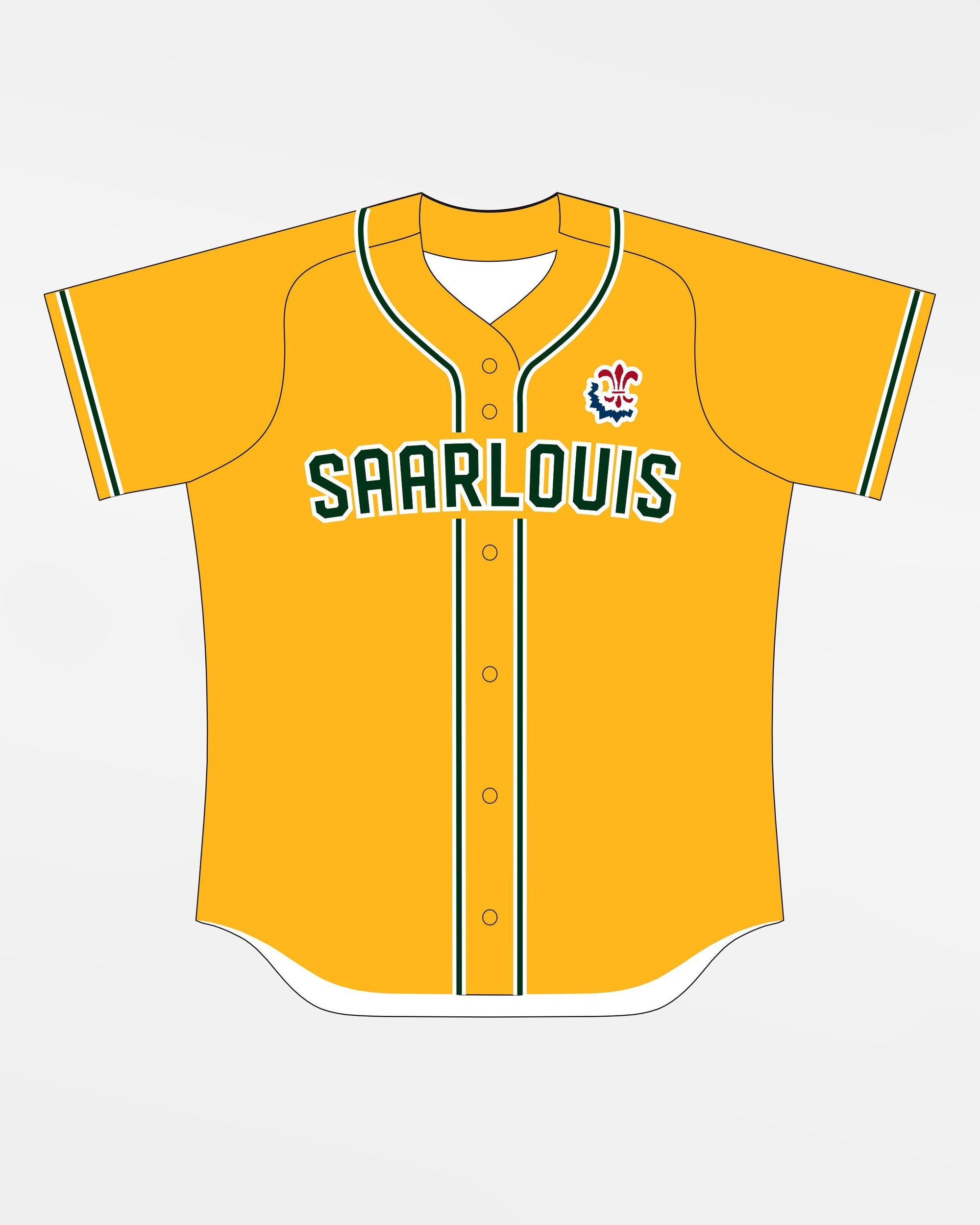 Jersey53 FAN Jersey "Saarlouis Hornets" BUDGET, gelb-DIAMOND PRIDE