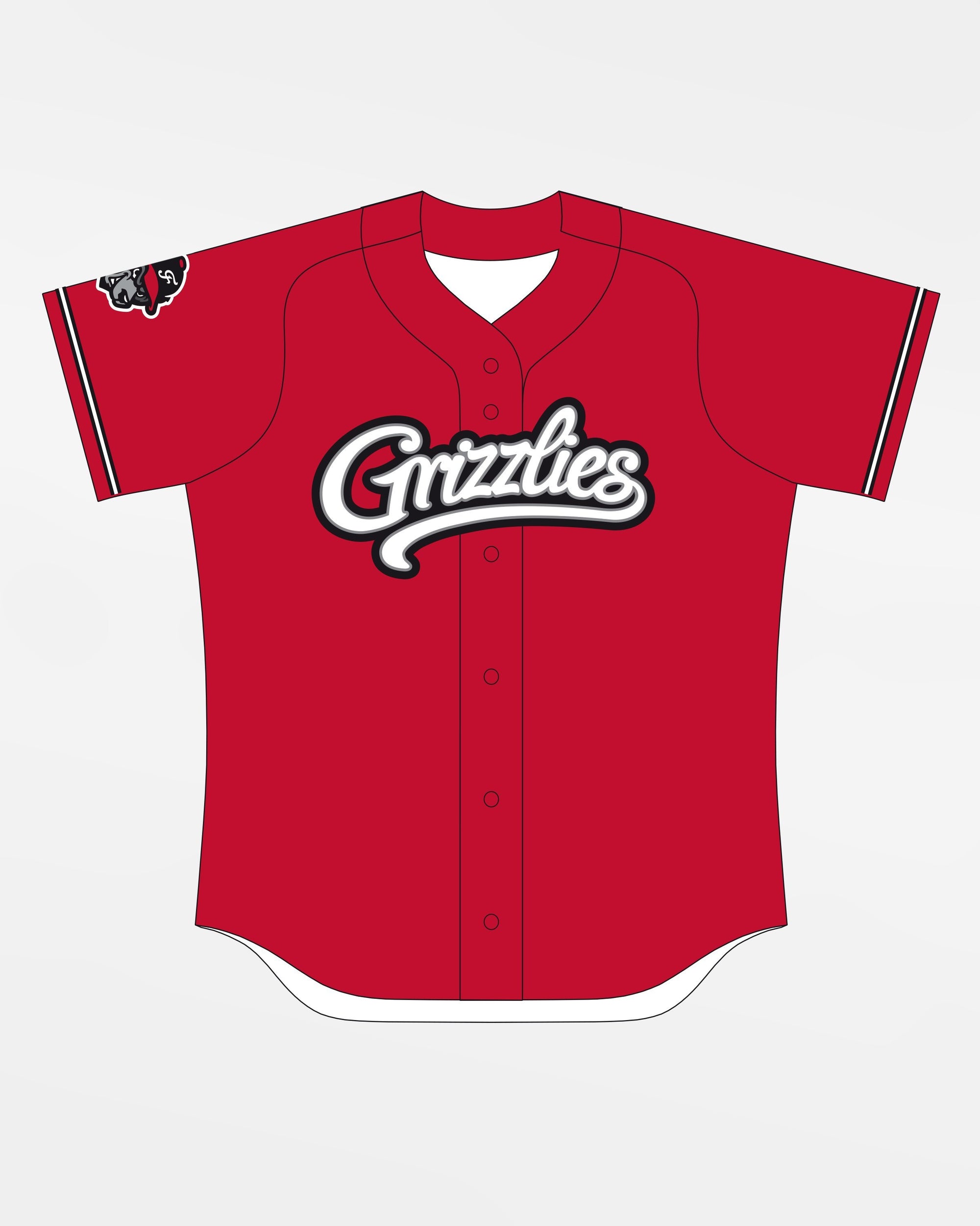 Jersey53 Game Jersey BUDGET "Freising Grizzlies" rot-DIAMOND PRIDE