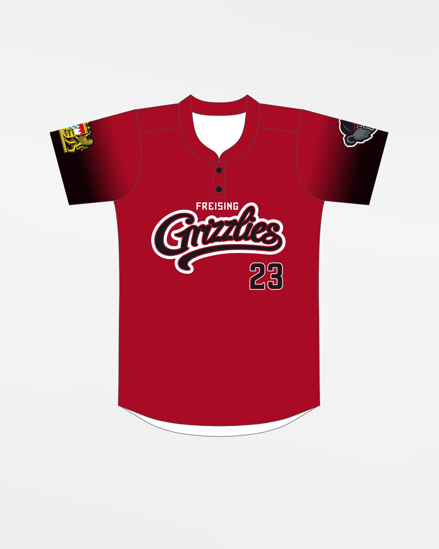 Jersey53 Game Jersey "Freising Grizzlies BBQ PREMIUM" Damen, rot-DIAMOND PRIDE