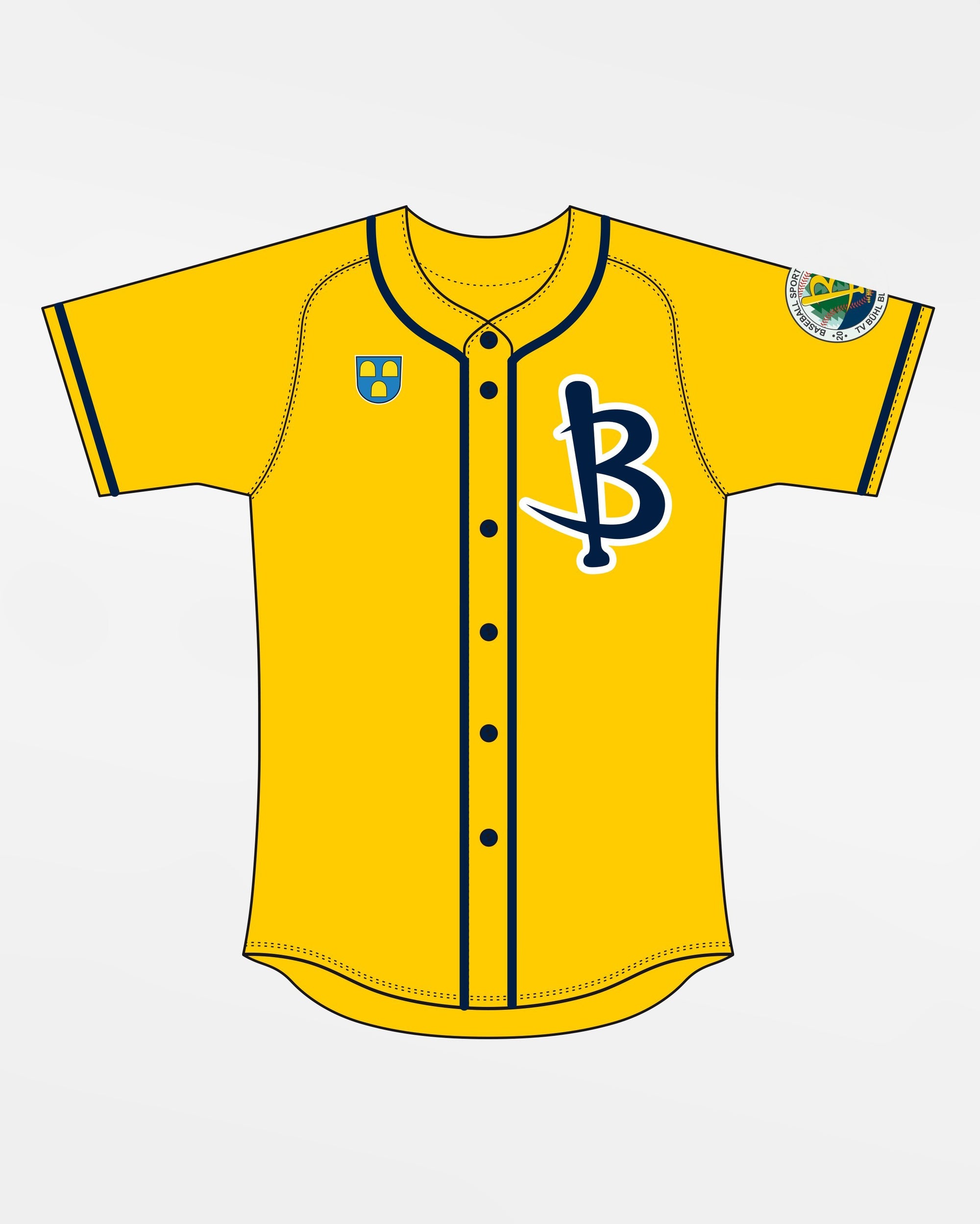 Jersey53 Official Game Jersey "Bühl Blackwoods" BUDGET ALTERNATE, gelb-DIAMOND PRIDE