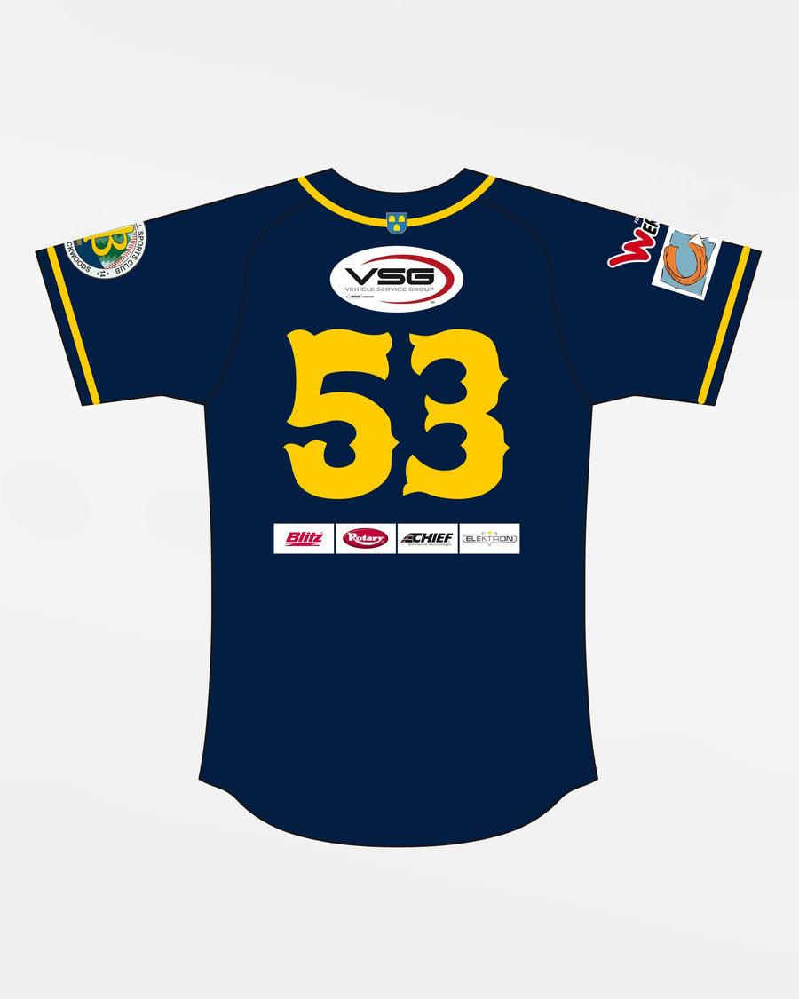 Jersey53 Official Game Jersey "Bühl Blackwoods" YOUTH, navy blau-DIAMOND PRIDE