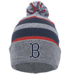 Pacific PomPom-Beanie "Berlin Skylarks", B navy-weiss, grau-navy blau-rot-DIAMOND PRIDE